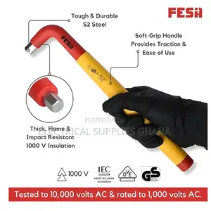1000V VDE Insulated Hexagon Allen Key Set