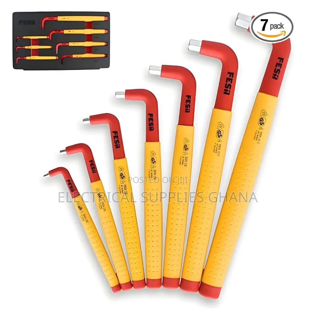 1000V VDE Insulated Hexagon Allen Key Set