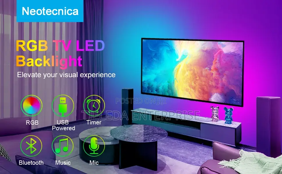 Background Changer TV Rope Light
