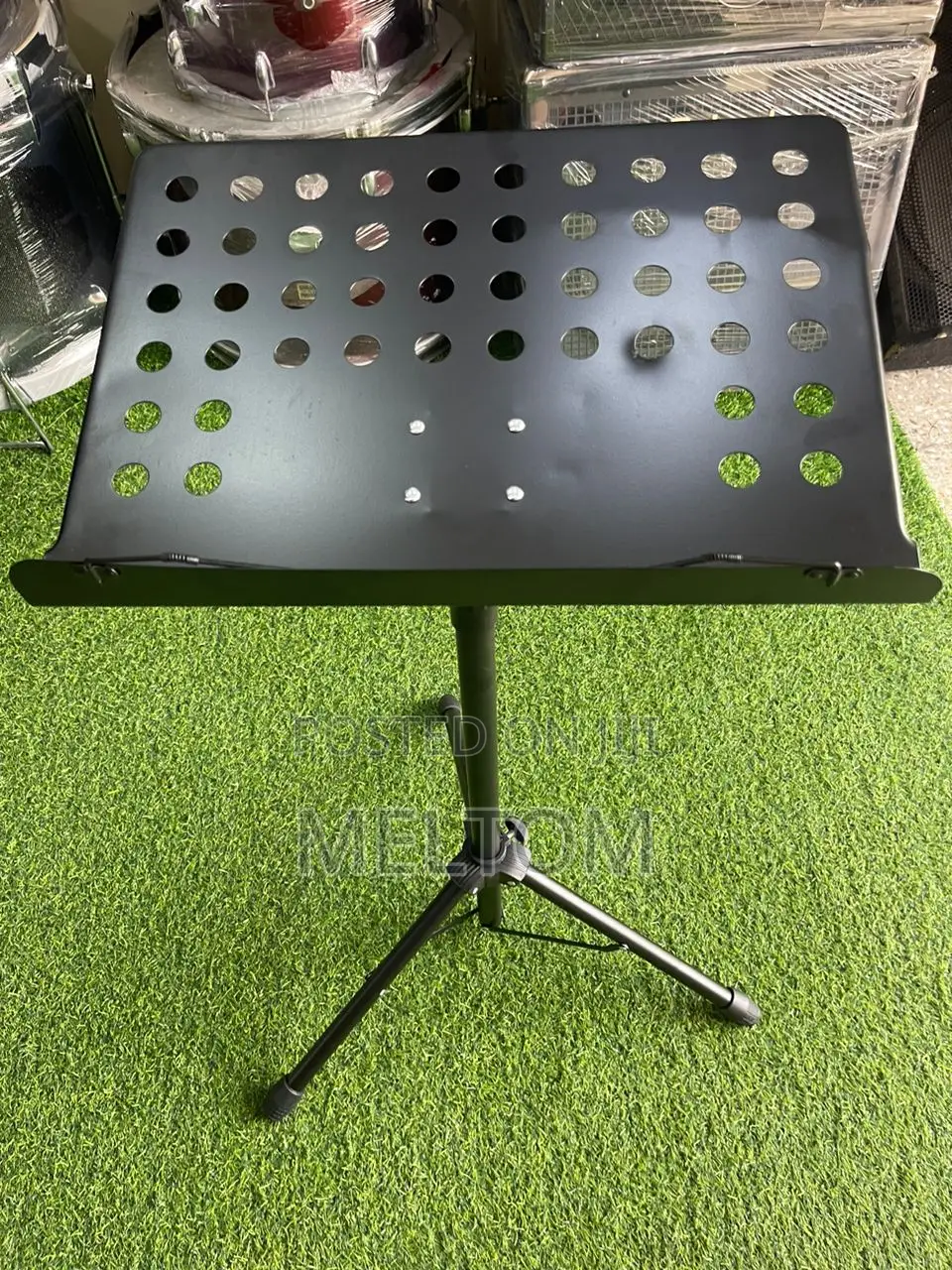 Metallic Music Or Bible Stand