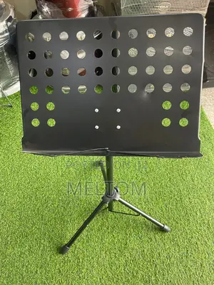 Metallic Music Or Bible Stand