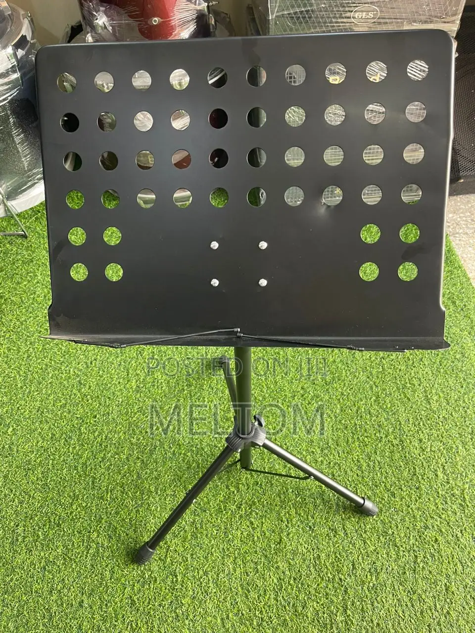 Metallic Music Or Bible Stand