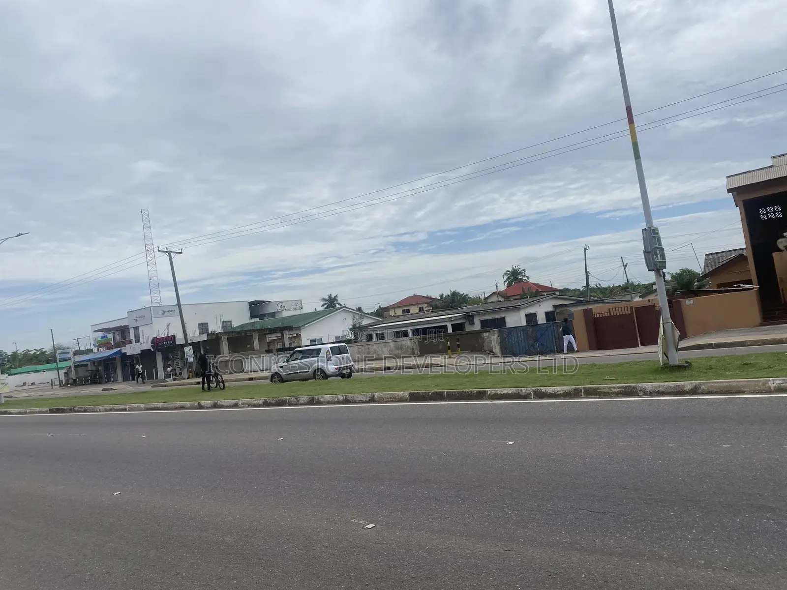 Main Roadside 3 Plots of Land at La-Trade Fair for Sale
