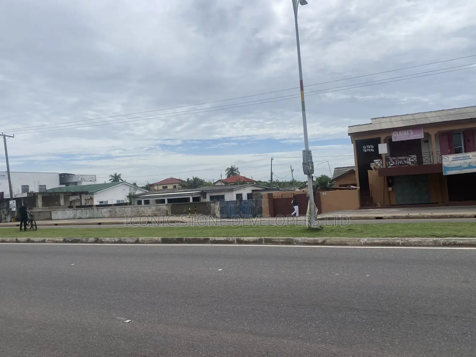 Main Roadside 3 Plots of Land at La-Trade Fair for Sale