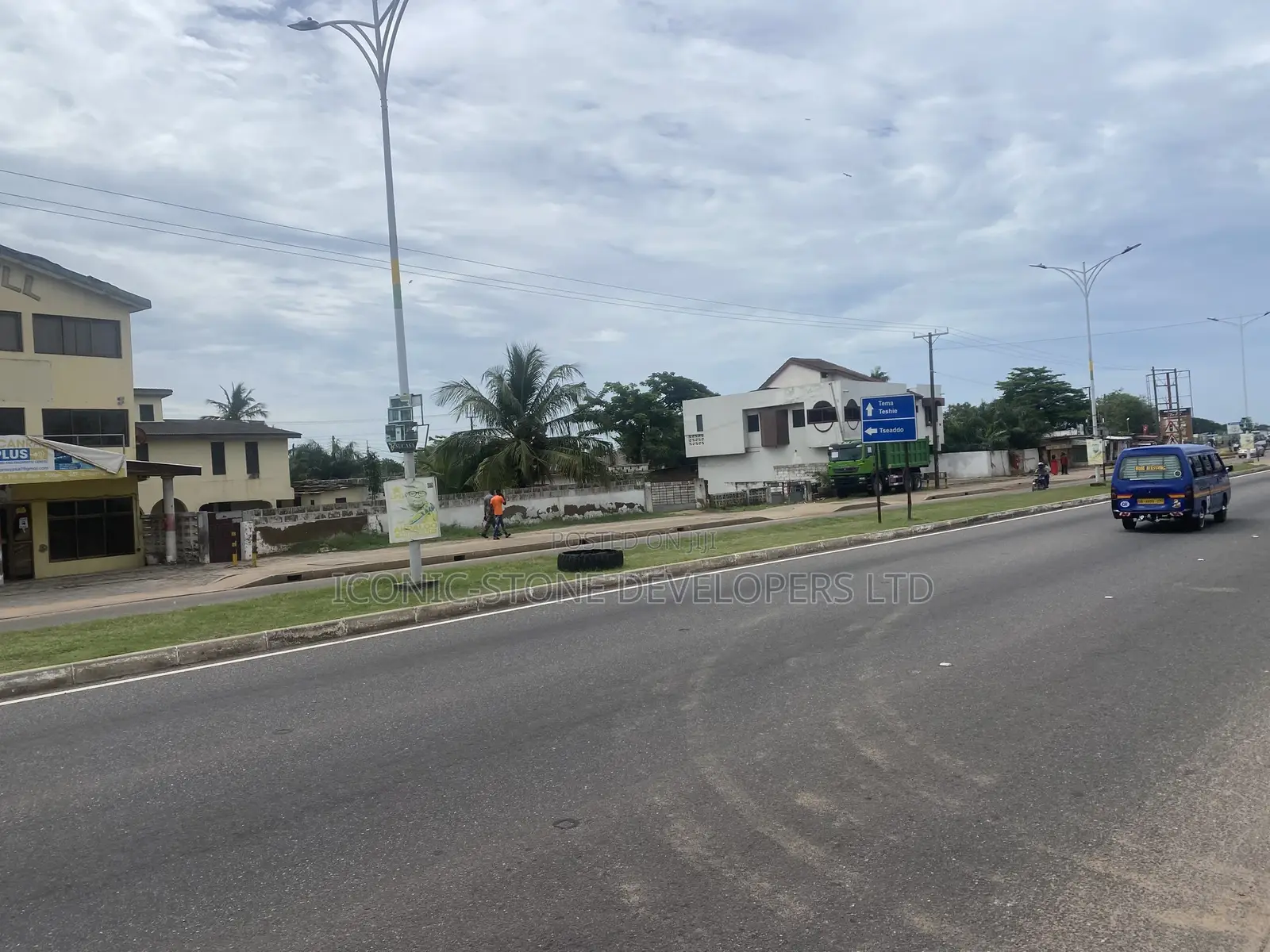 Main Roadside 3 Plots of Land at La-Trade Fair for Sale