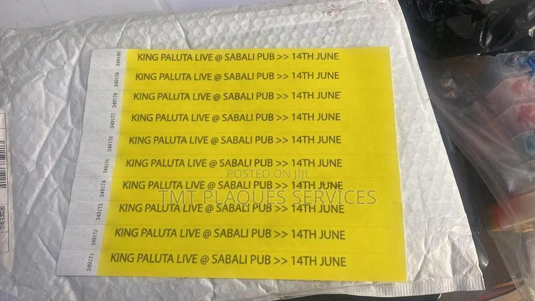 Tyvek Wristbands Ticket for Your Shows and Event