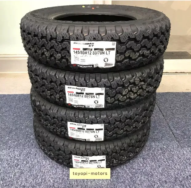 Original Yokohama 145/80r12 Tyres Available - Kobby Culture Spare