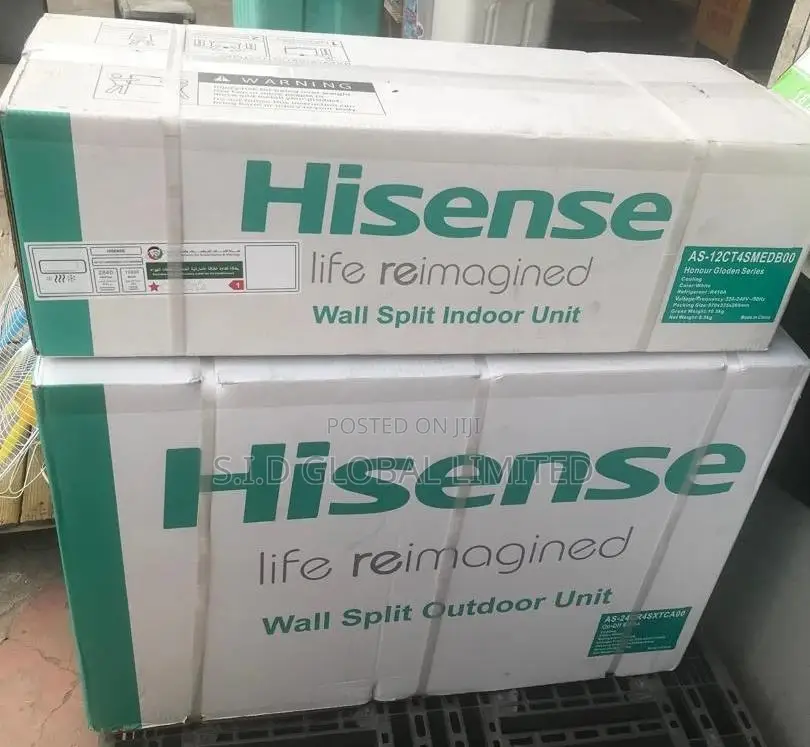 Fresh Spotted Hisense 1 Ton Split Air Conditioner AS-12CT4SM