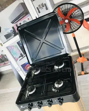 Available Yucel Black 4 Gas Cooker Stove Tabletop