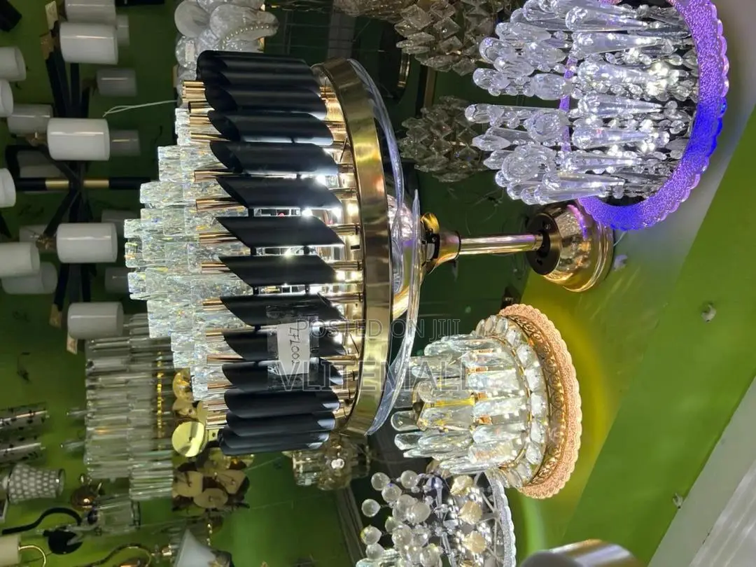 Modern Chandelier With Fan - Haani