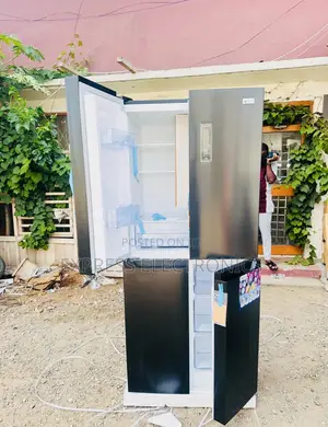 Call and Purchase Pearl Black Fridge Side by Side Pf-550bss
