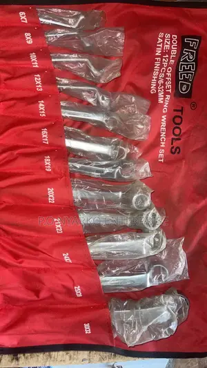 12 Pieces Ring Spanner Set