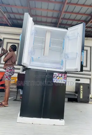 337 Liters Side by Side 4 Doors Pearl PF-550BSS Fridge