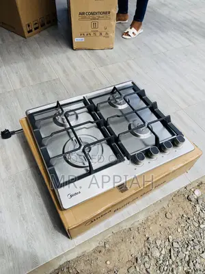 Fabulous MIDEA 4 Burner Gas Hob (60G40ME)Gray.