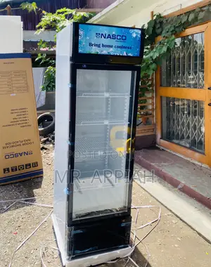 Classic Nasco-298-LTRS-Display-Fridge-Nas-Fl360-1dr.