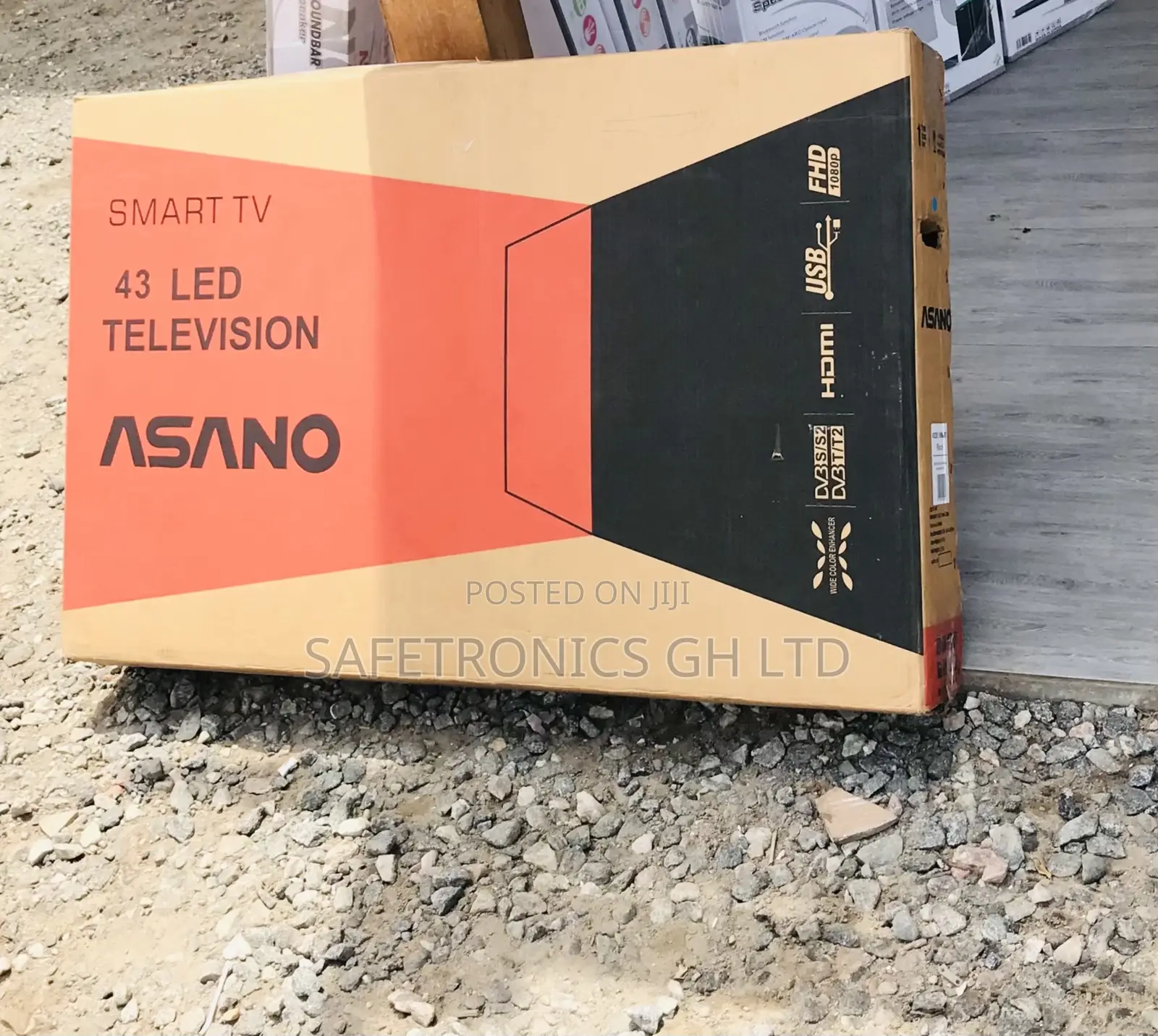 UHD Led Smart Asano Glossy Electric 43 Inches Television 