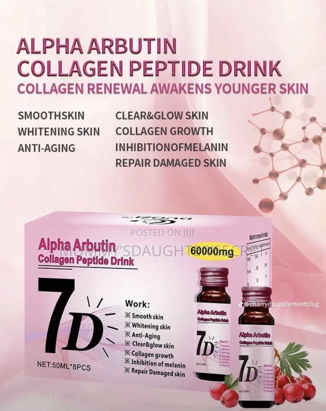 Alpha Arbutin Collagen Peptide Drink 6000mg( Wholesale 150)