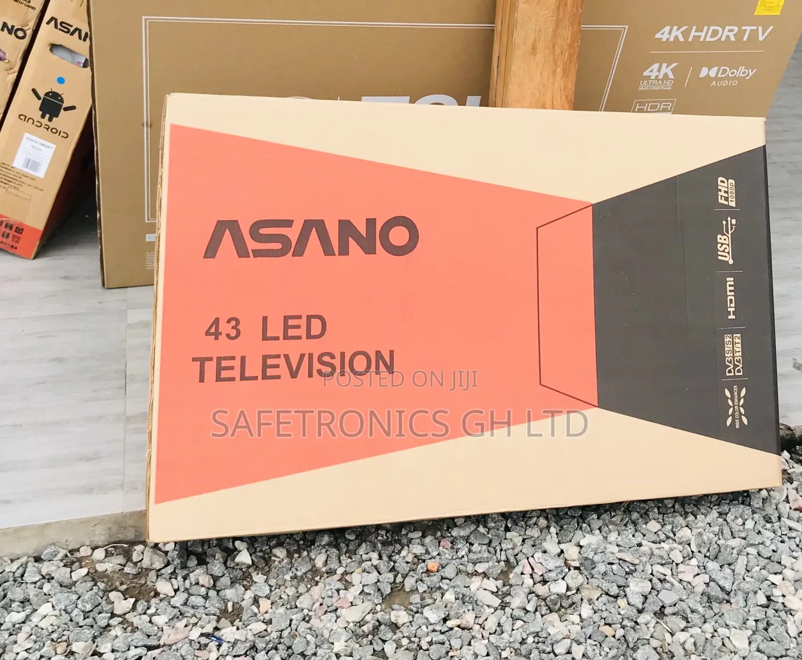 Asano Glossy Led Digital Satellite Full HD 43 Inches Tv