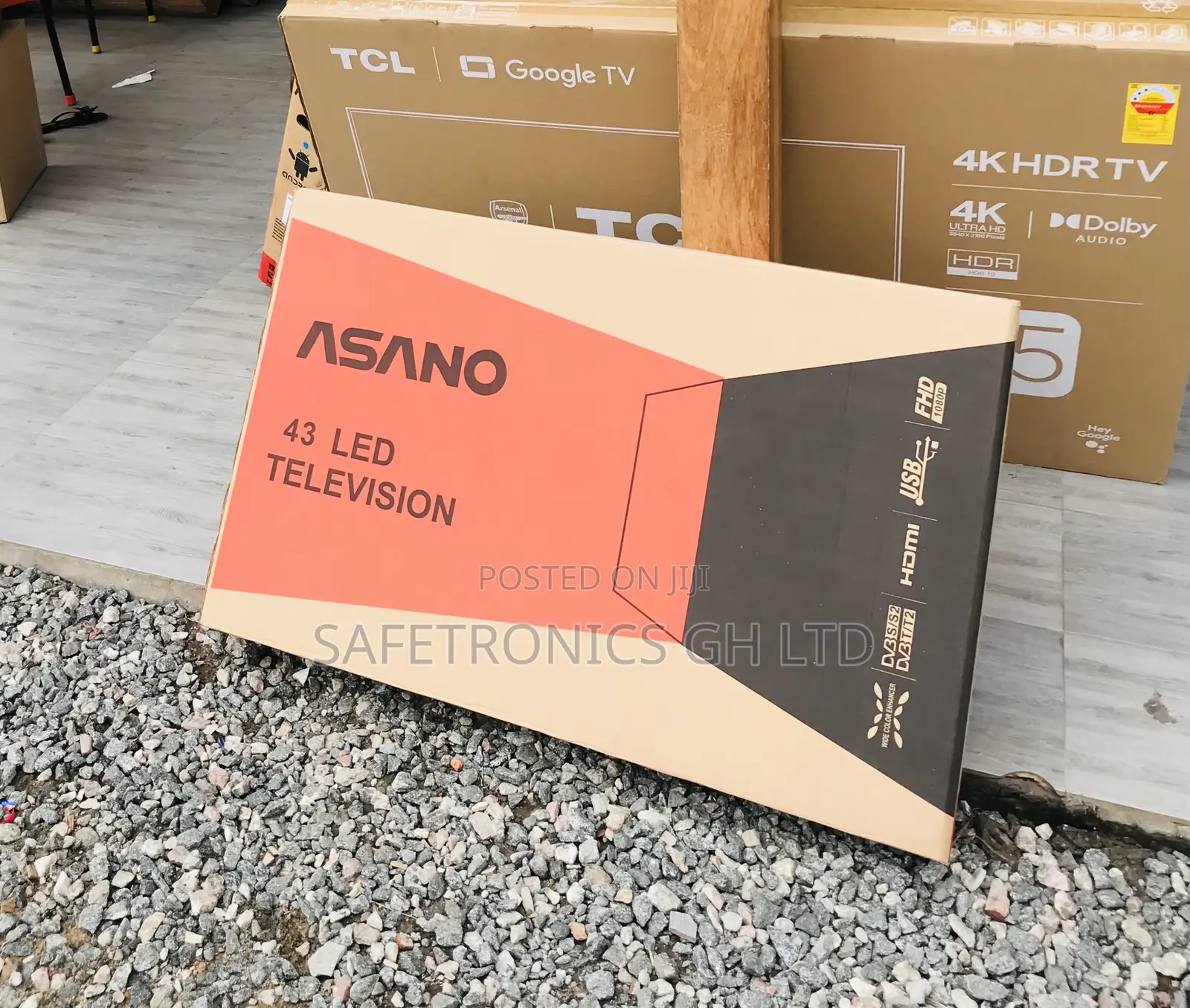 Asano Glossy Led Digital Satellite Full HD 43 Inches Tv