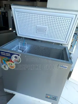New Nasco 200L Silver Chest Freezer