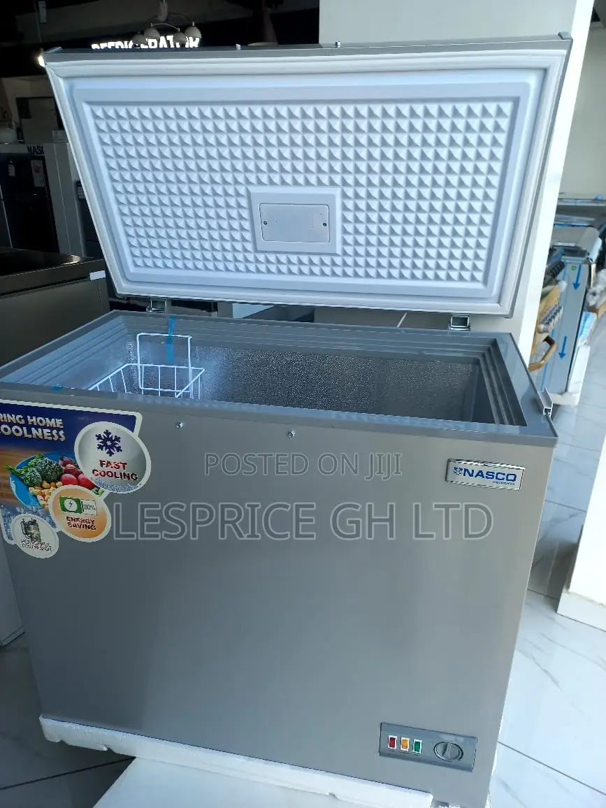 Nasco 200L Silver Deep Freezer