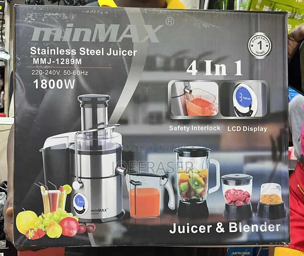 4 in 1 Minmax Juice Extractor and Blender