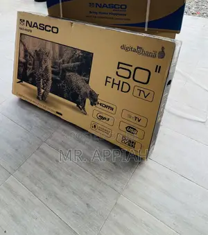 Adorable Nasco 50 Inch Digital Satellite Television.