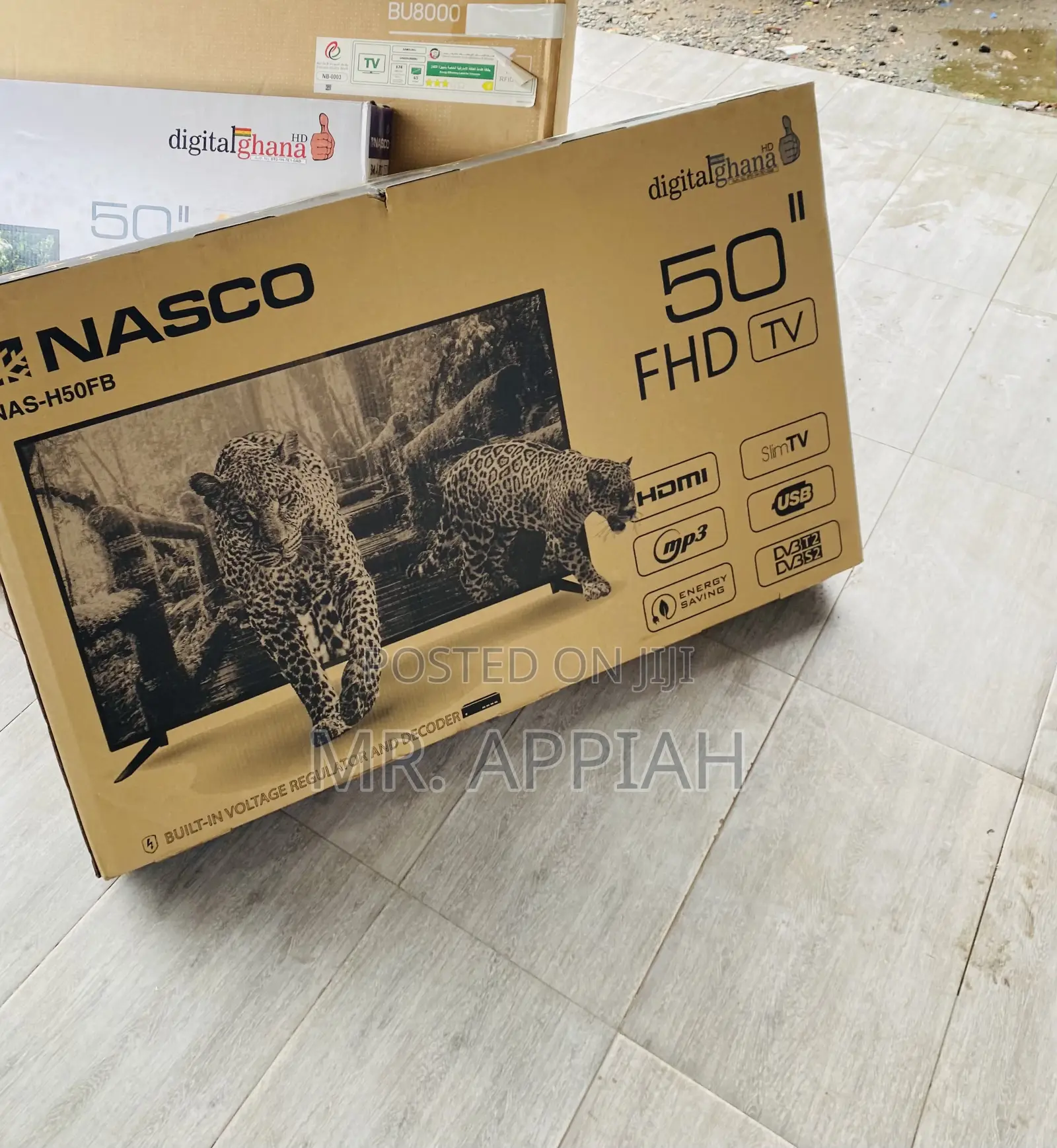 Classic Nasco 50 Inch Digital Satellite Television(Black).
