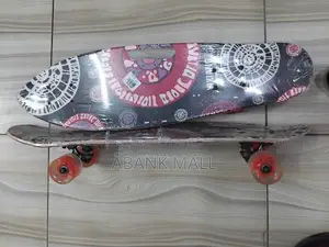 Maple Skate Board With Lightning Wheels