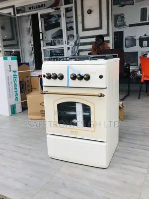 Ricci 50x50 Oven With Grill 4 Gas Cooker Glass Lid 