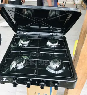 Classic Design Volcano 4 Burner Table Top Cooker(Black).