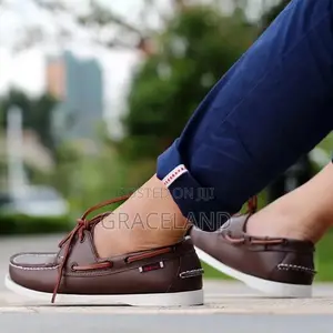 This Is Original Men Sebago Genuine Leather Shoe Docksides