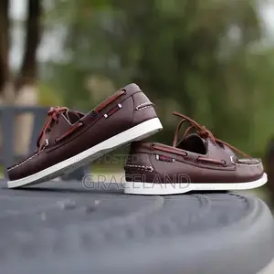 This Is Original Men Sebago Genuine Leather Shoe Docksides