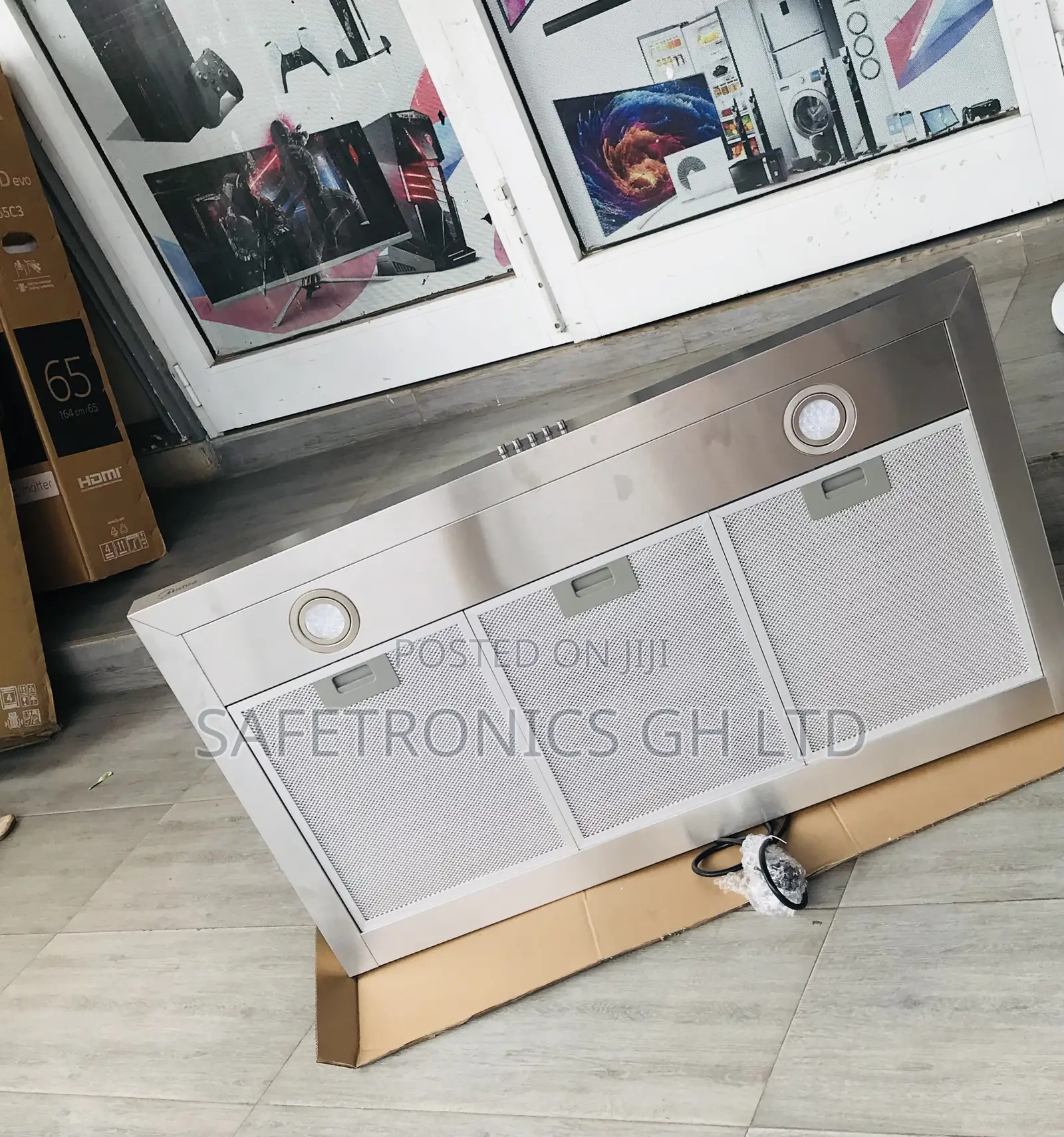 Authentic Gray 90cm 90M21 Range Hood  Midea