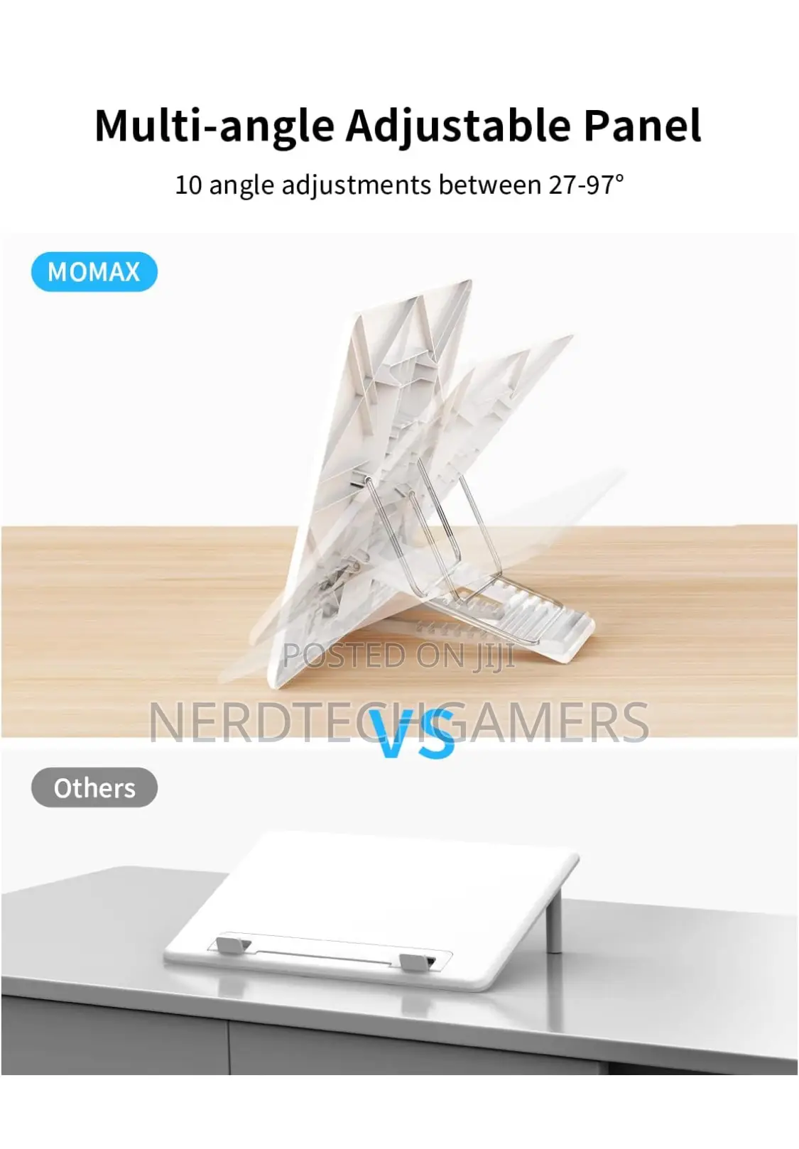 MOMAX Lap Desk Kids, Height Adjustable (Up to 16 Inches)