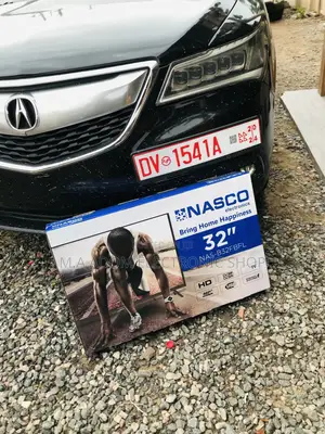 Sealed in Box Nasco 32” Digital Satellite Led Tv(Black).
