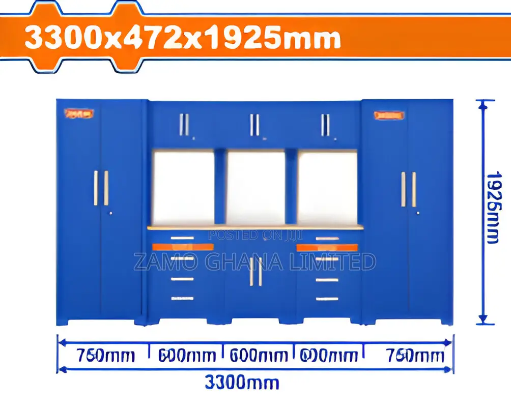 Heavy-Duty Modular Garage Cabinets - Wcs3a08