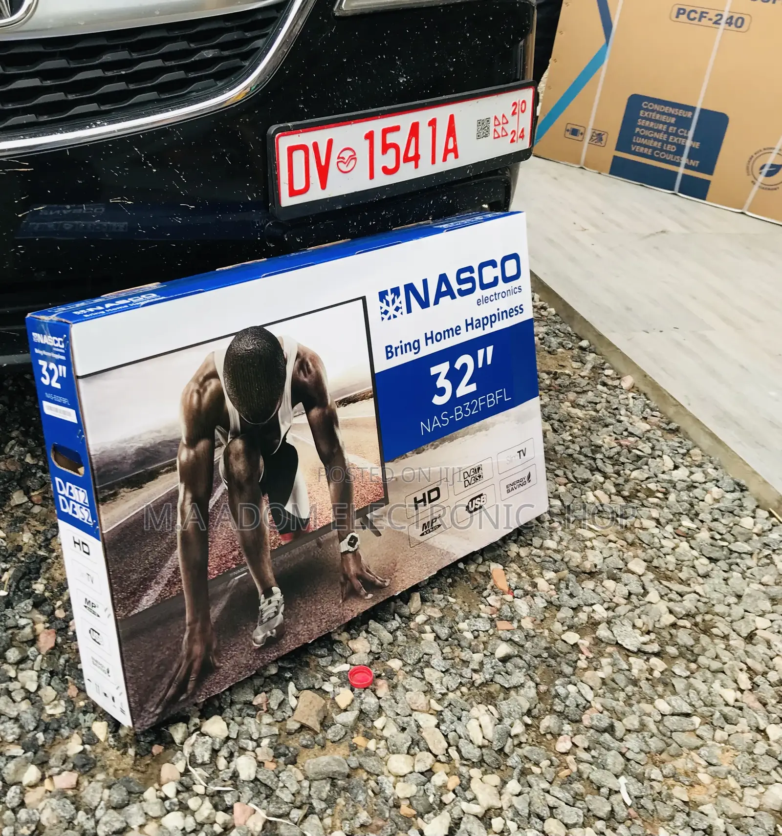 Fresh in Box Nasco 32 Inch Digital Satellite Led Television.