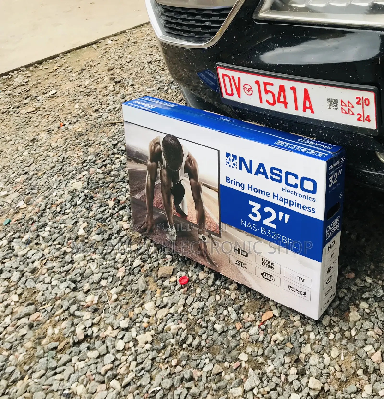 Authentic Nasco 32 Inch Digital Satellite Led Television.