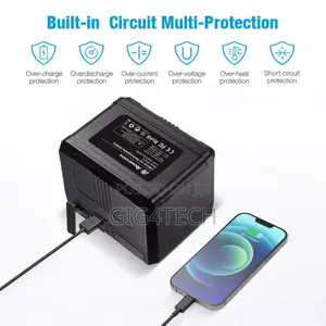 Powerextra 222wh(15000mah) v Mount/v Lock Battery