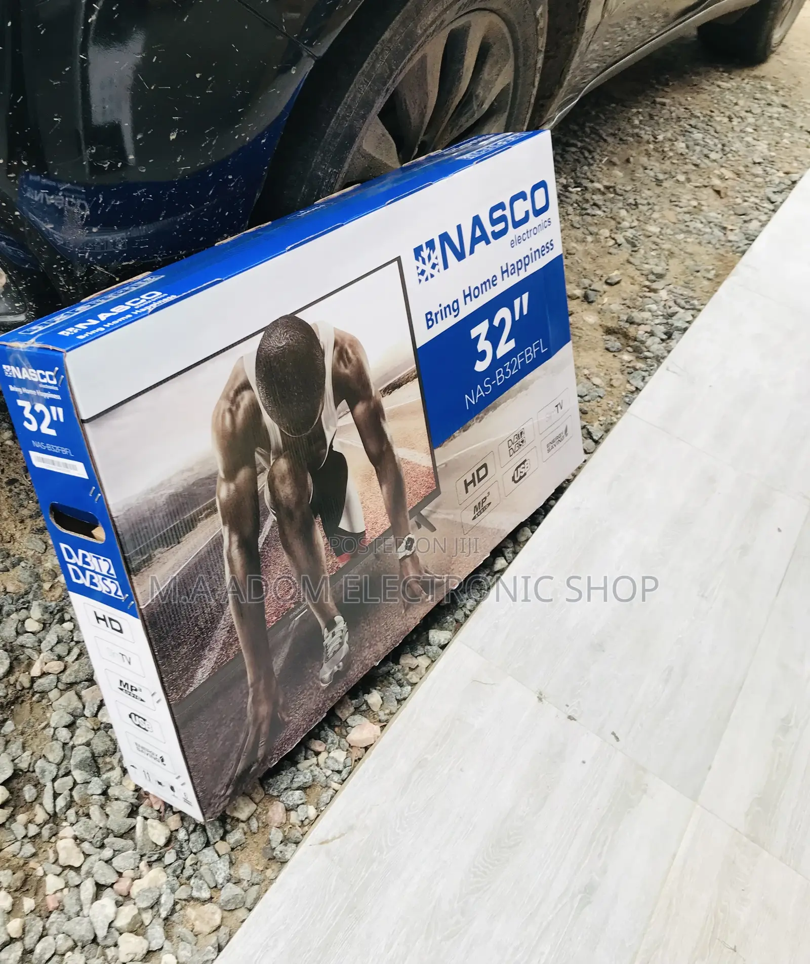 Buy Authentic Nasco 32 Inch Digital Satellite Led Tv(Black).