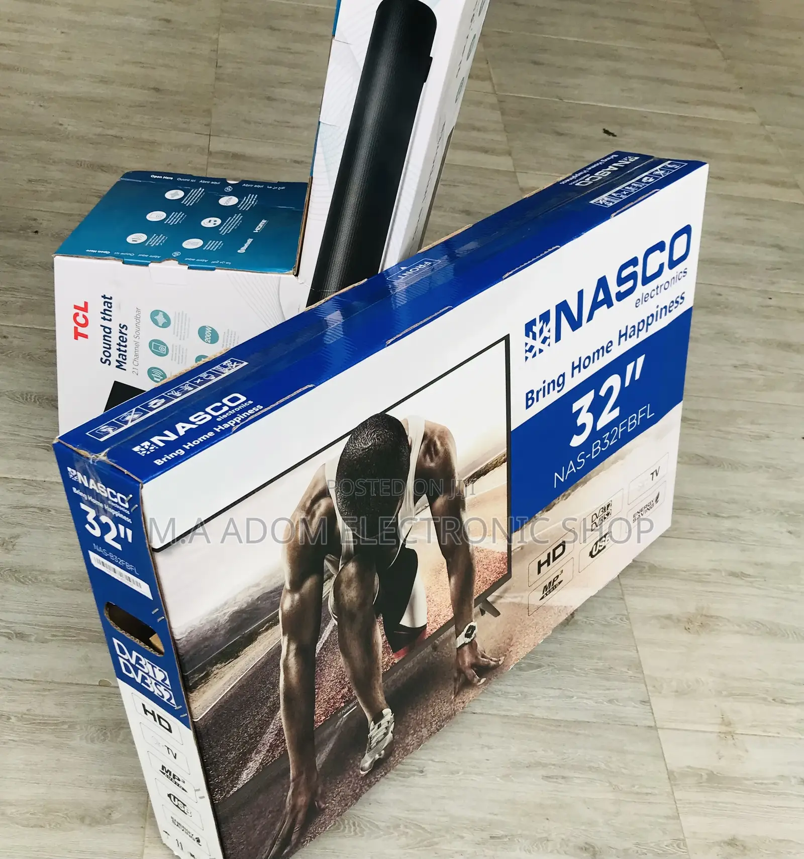 Shop Nasco 32 Inch Digital Satellite Led Television.