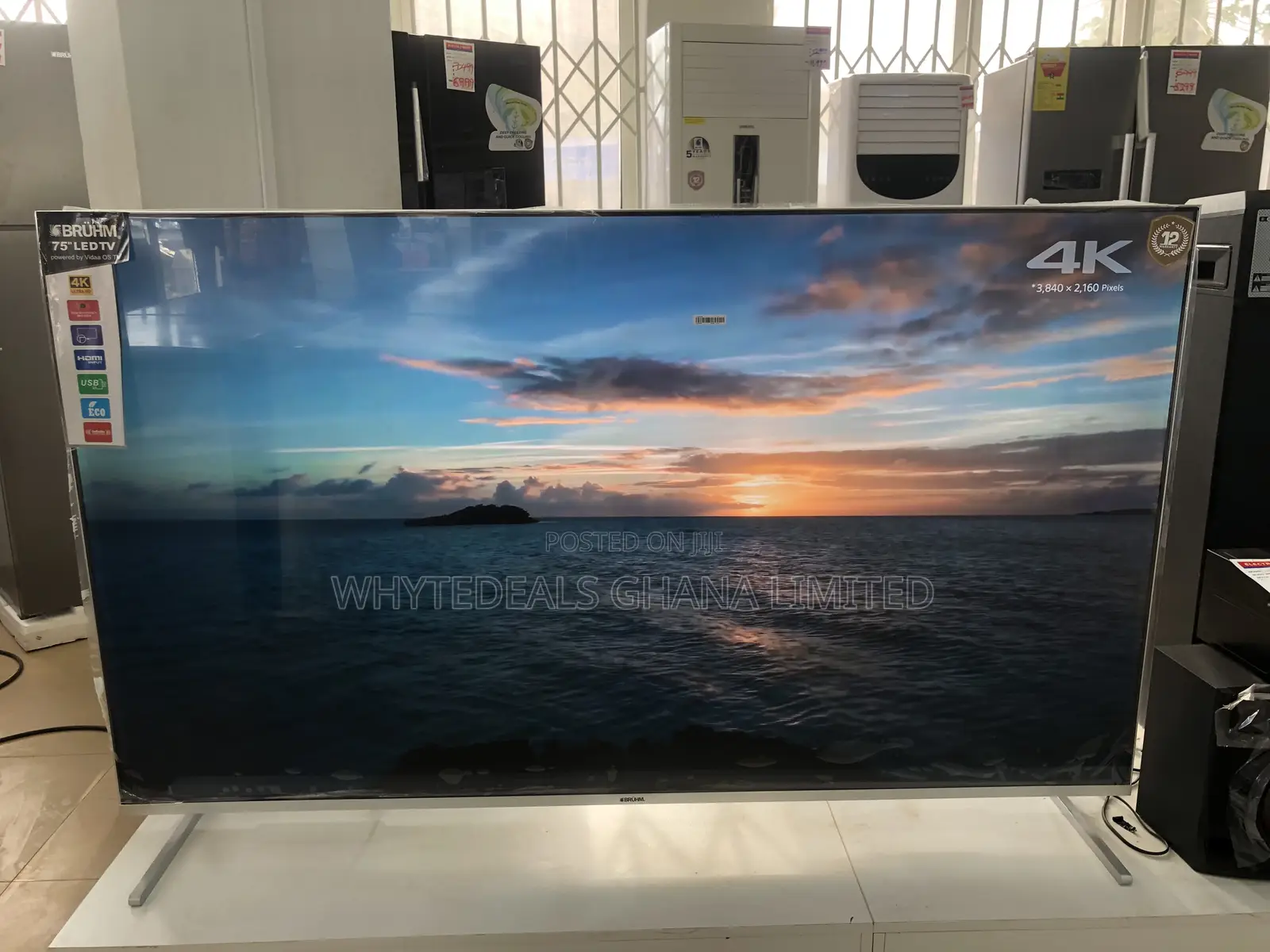 Bruhm 75" Smart Led Tv|Ultra Hd |2160p|Voice-Control|Bluetooth 2026