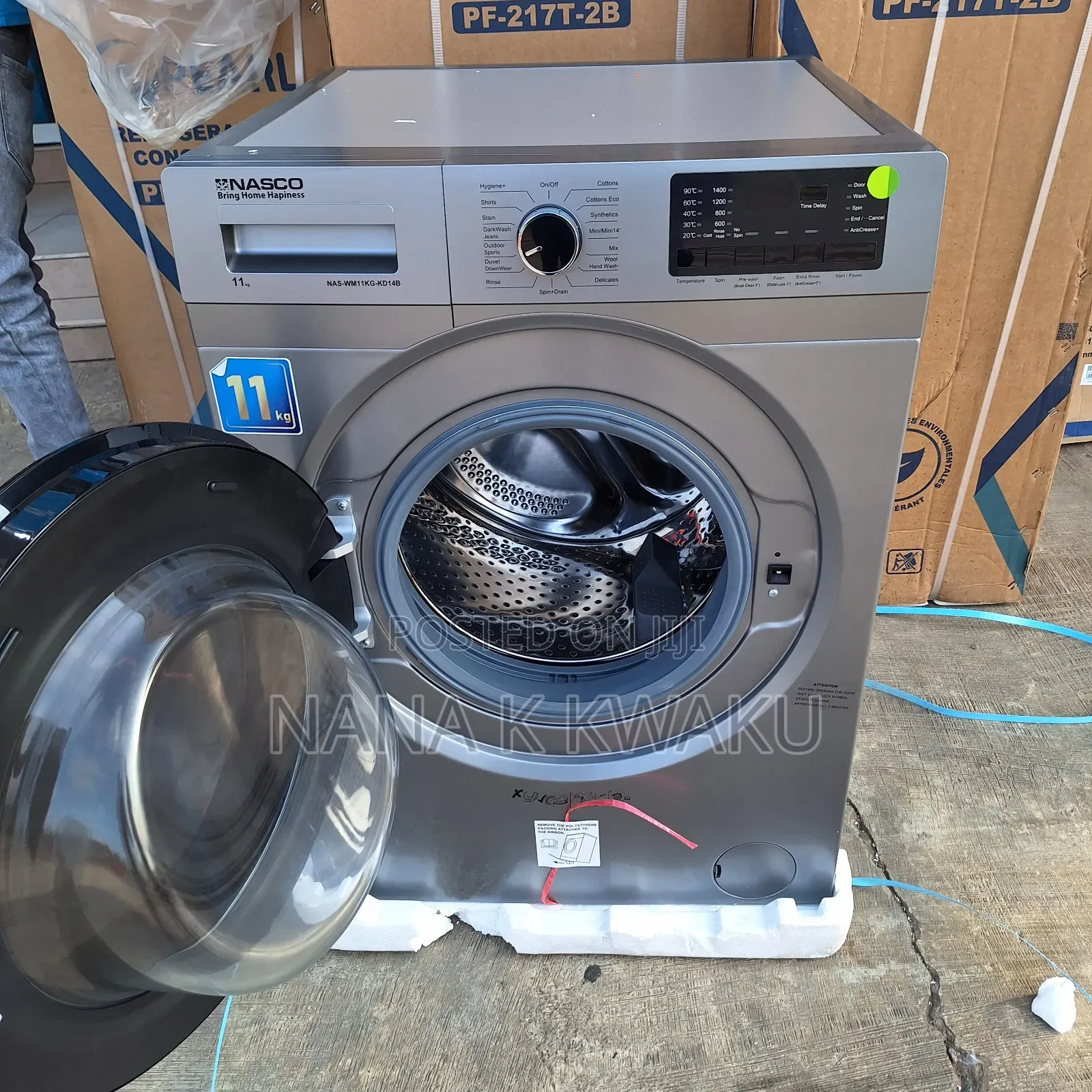 New Nasco 11kg Washing Machine Front