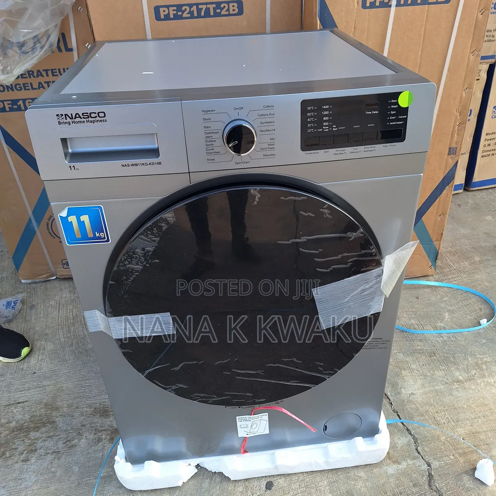 New Nasco 11kg Washing Machine Front