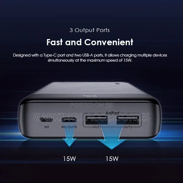 Oraimo Pilot 15 Flash 20000 Mah~15W Powerbank
