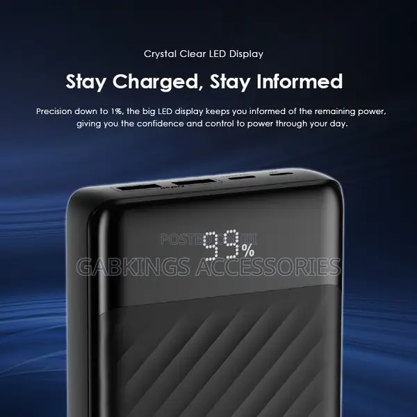 Oraimo Pilot 15 Flash 20000 Mah~15W Powerbank