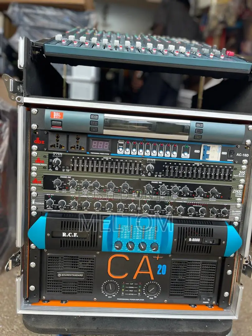 Loaded 14u Dj Rack for Full Range and Double Bass Speakers