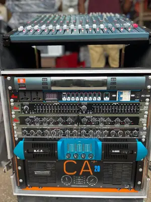 Loaded 14u Dj Rack for Full Range and Double Bass Speakers