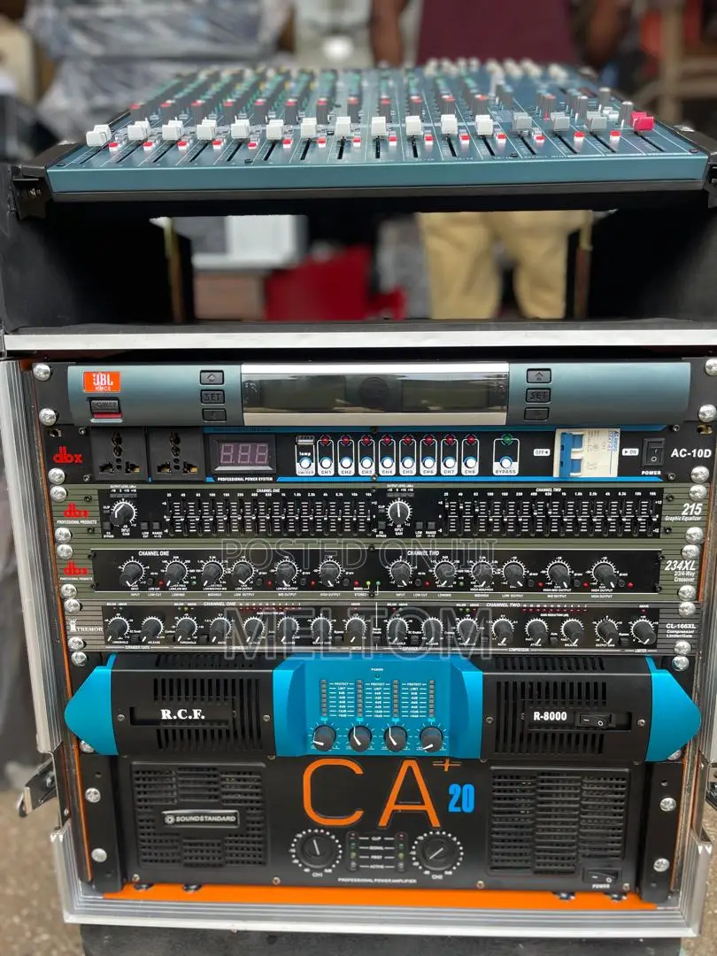 Loaded 14u Dj Rack for Full Range and Double Bass Speakers